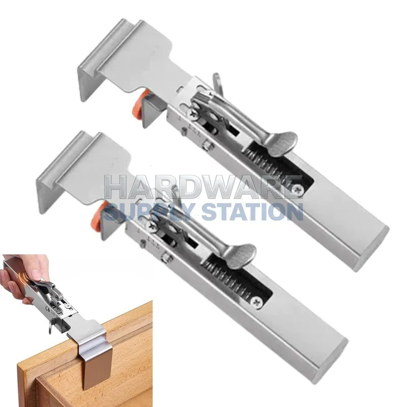

Adjustable Drawer Fixing Clip, Anti-Slip Stable Easy-Install, Accessory For Furniture Drawer Anti-Shaking Positioning