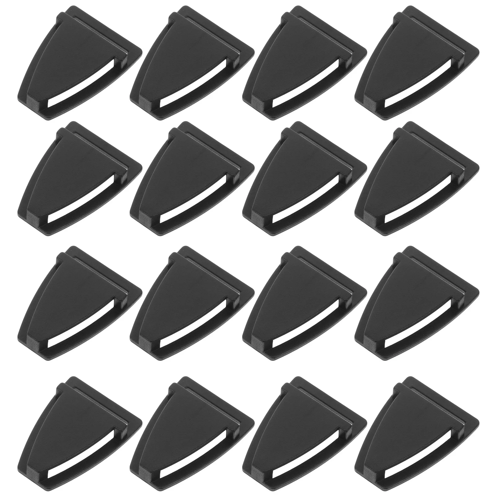 

20Pcs Plastic Triangle Buckle Replacement Quick Release Strap Accessories for Bike Motorcycle Hard Hat Chin Strap Repair