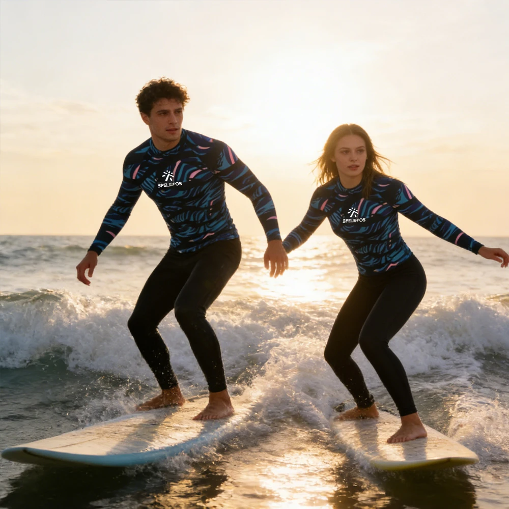 

Surfing Clothing Long Sleeve Men's and Women's Surf Water Clothes Luxury High Quality Breathable Beachwear for Water Sport