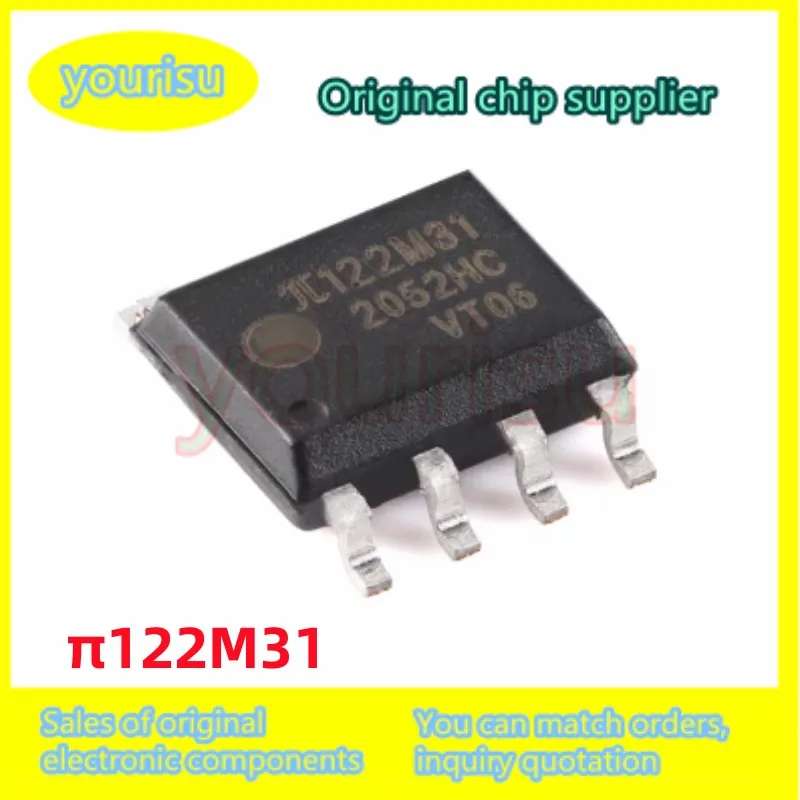 10Pcs/Lot Original Genuine π122M31 122M31 SOIC-8 Enhanced ESD 10Mbps Dual-Channel Digital Isolator