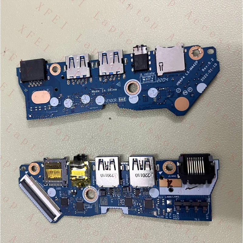 

D New for HWAP4 LS-M442P Audio USB SD Card Reader RJ45 Lan IO Board