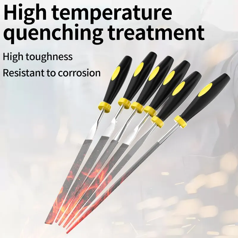 Ensemble de limes Mini râpe, travail de calcul, ponçage en saillie, petite lime en acier, métal, bois dur, liège, polissage, outils carimplantés à la main