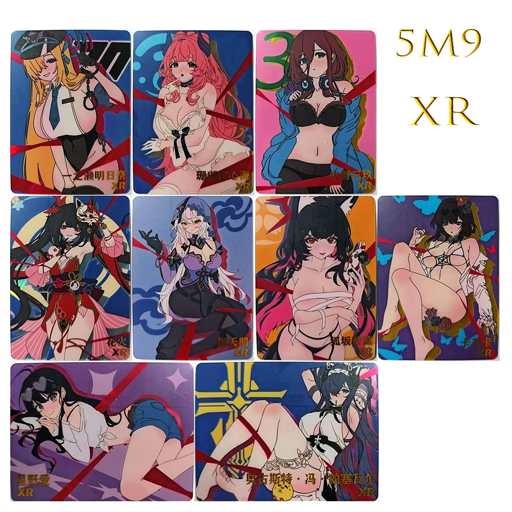 Anime Goddess Story 5M09 Premium Flash Card Game Toy Collectible Card Christmas Birthday Gift SZR ZR XR PR HR SSR MR TGR SSR SCR