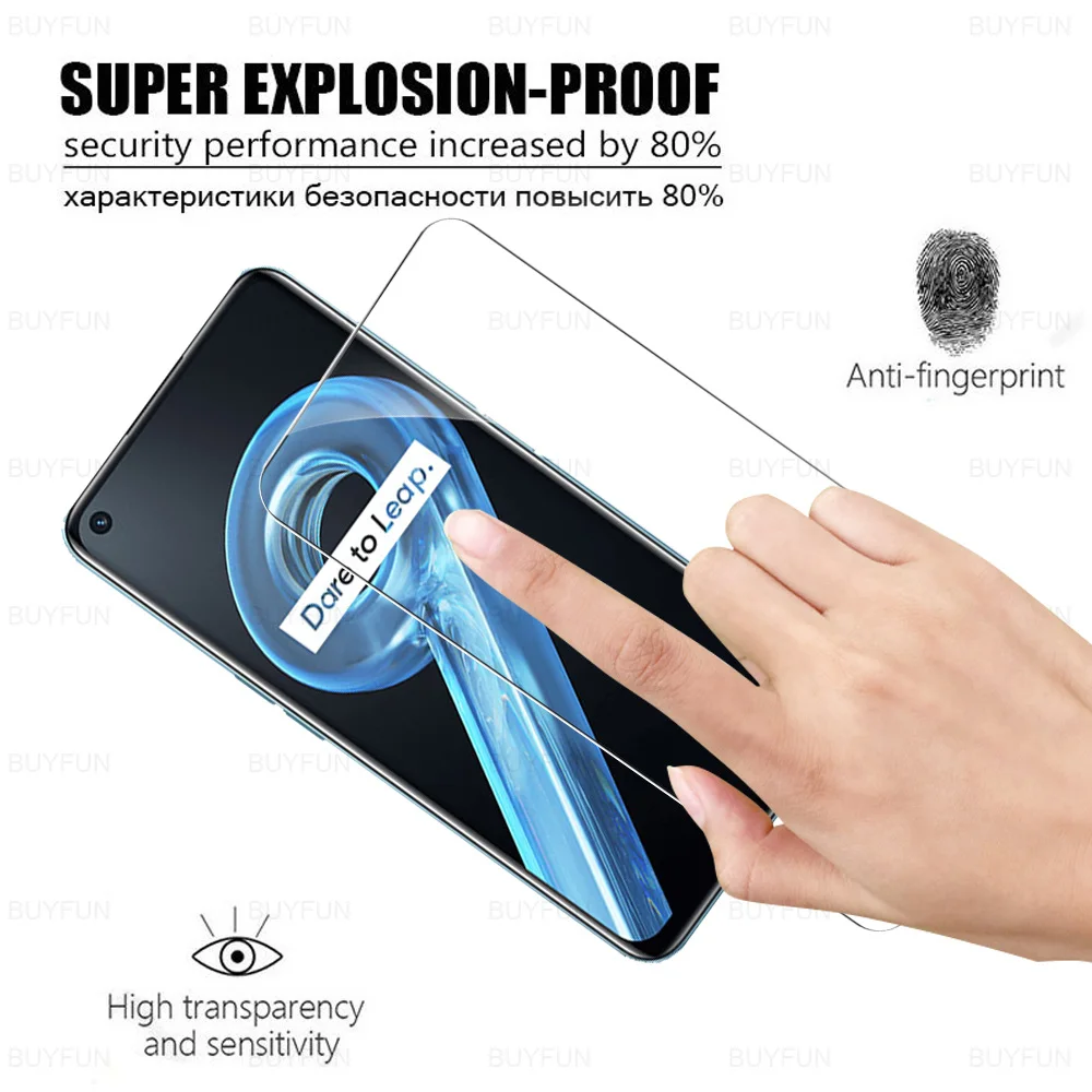 3PCS Tempered Glass For Realme 9i 6.6" Screen Protector For OPPO Realme9i 9 i Realmy 9i RMX3491 Safety HD Protective Film Cover