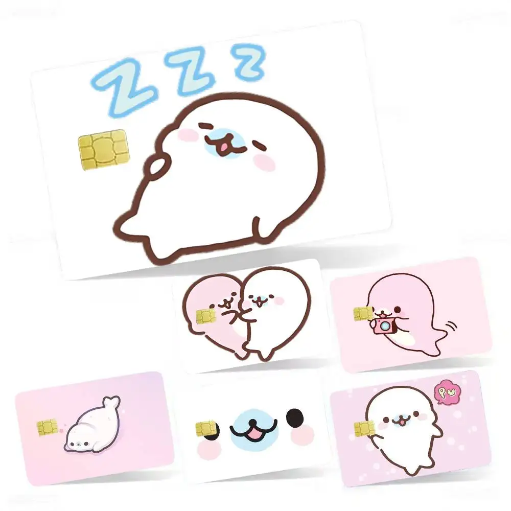 

CUTE M-Mamegoma Film Skin for Debit Credit Bank Visa Card Decal Cover