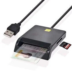 UTHAI X02 USB SIM Smart Card Reader per Bank Card IC/ID EMV SD TF MMC Cardreaders USB-CCID ISO 7816 per Windows 7 8 10 Linux OS