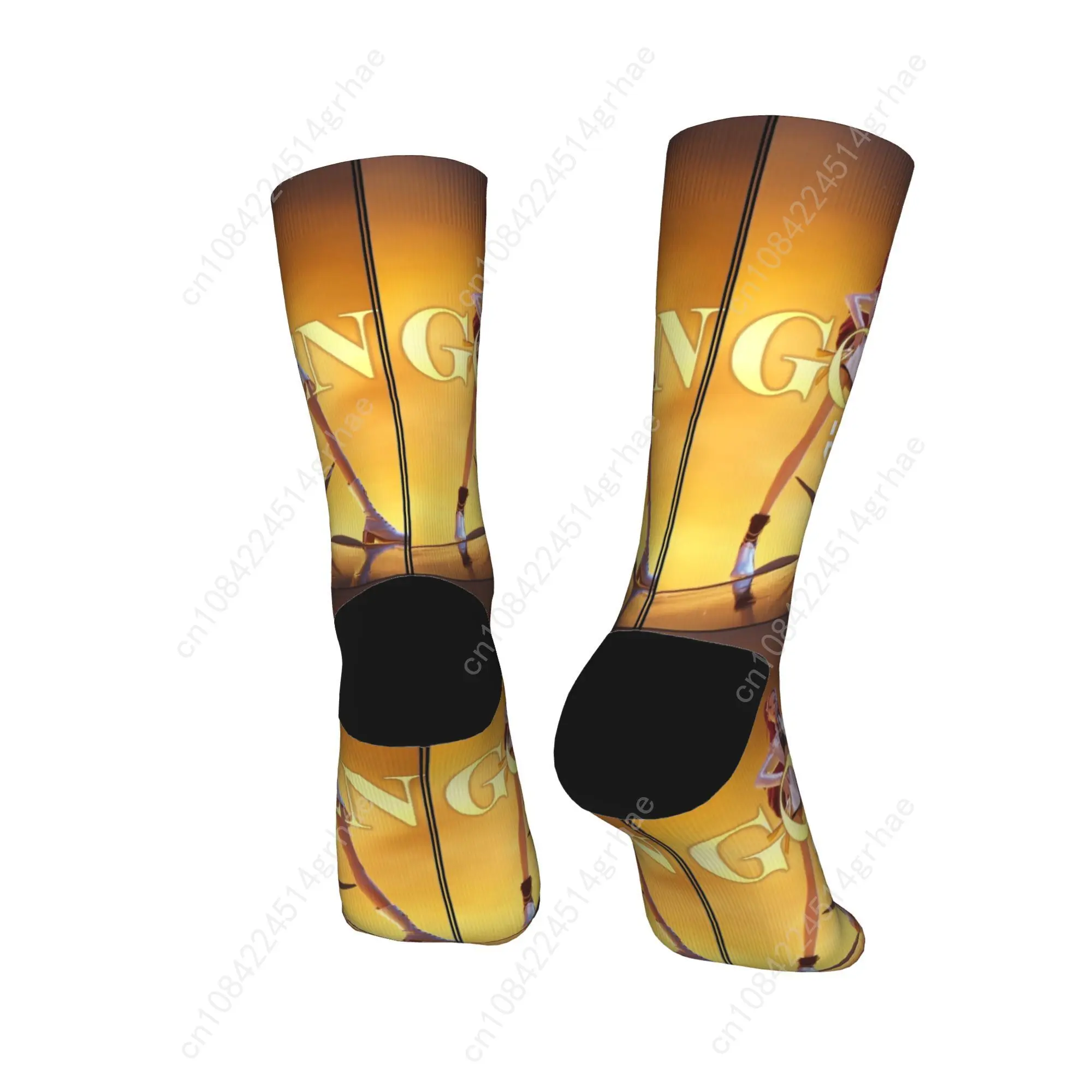 Huntrix Golden Kpop Demon Hunters Calzini Calze antiscivolo Adulti Uomo Calzini da corsa di alta qualità Calzini grafici eleganti primaverili