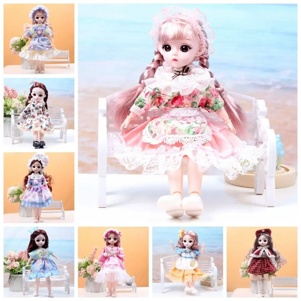 

Spherical Joint 30cm Anime Bjd Doll with Clothes Dress Up 1/6 Bjd Dolls Cute Colorful 30cm Articulated Toys Children Toys