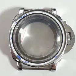 NH35 Case 42mm Polished Stainless Steel Watch Case Steel Color Inside Shadow Case Fits for NH35 NH36 4R 7S Movement