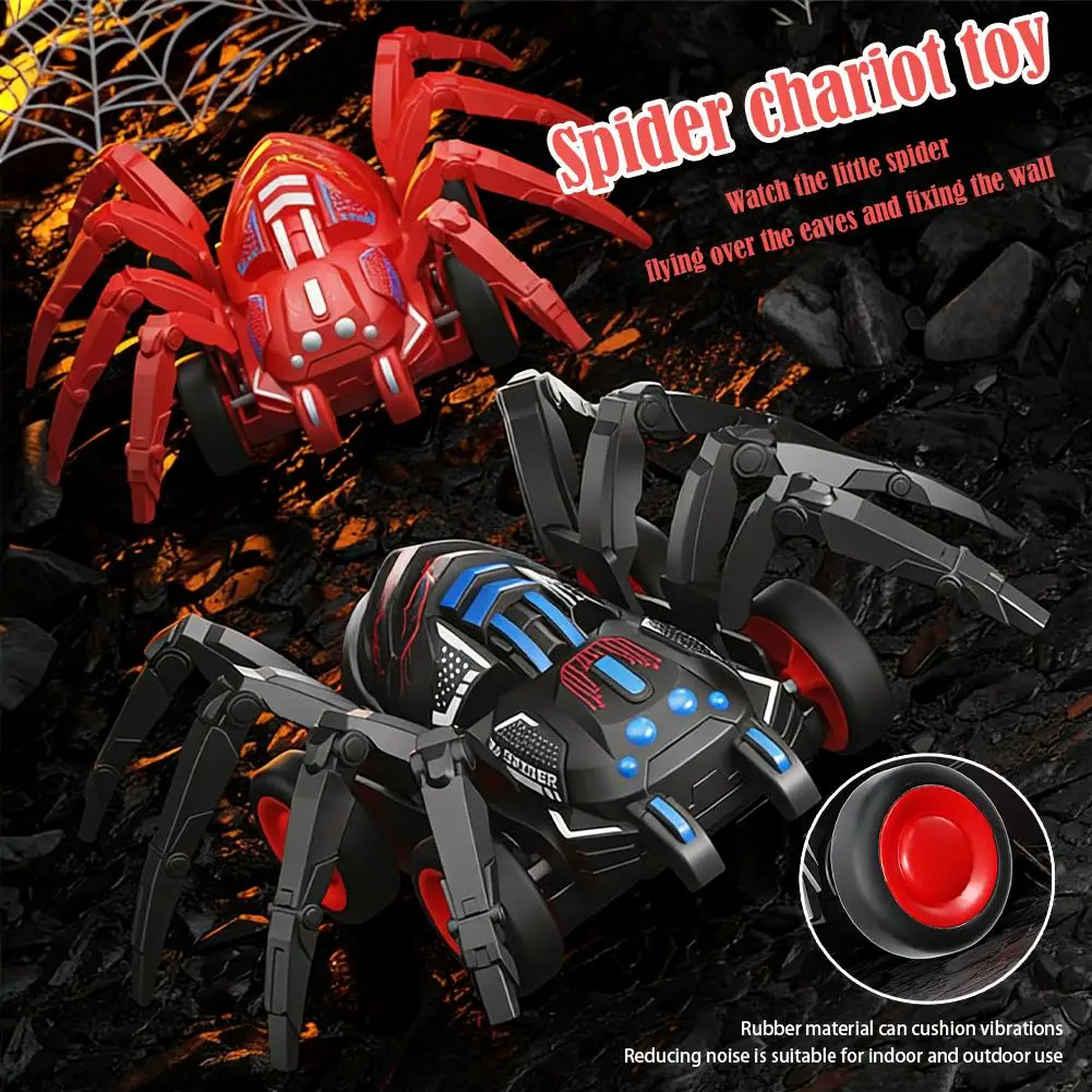 

Children Spider Vehicle Animal Model Toy Super Cool Spider Simulations Inertia Car Toy for Kids Boys and Girls Creative Gift