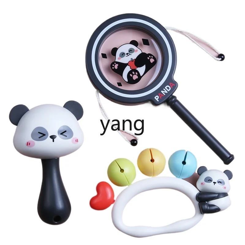 

CX Baby Rattle Cute Panda Rattle 0-3-6 - 12 Months Baby Holding Soothing Toy