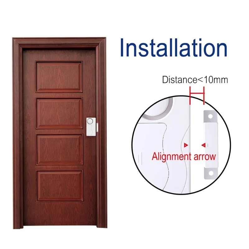 SF03R Allarme porta wireless con telecomando Allarmi antifurto per porte e finestre Allarmi di sicurezza Sensore di sicurezza domestica Allarmi antifurto