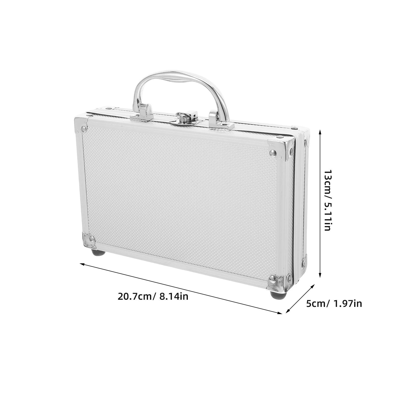 Metal Coin Collecting Box Portable Transparent Coin Organizer Case Collector Storage Holder Display Container Secure Lid