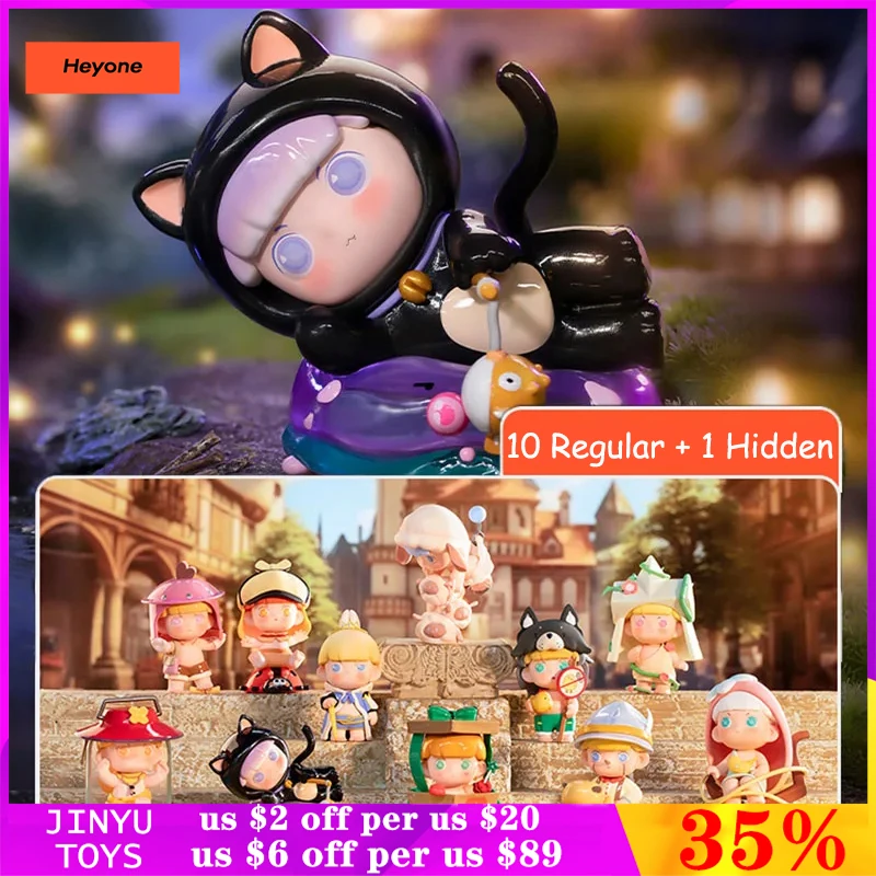 

Original Heyone Guadi In Wondertown Series Blind Box Kawaii Anime Action Figure Cartoon Model Collection Birthday Gift Kids Toy