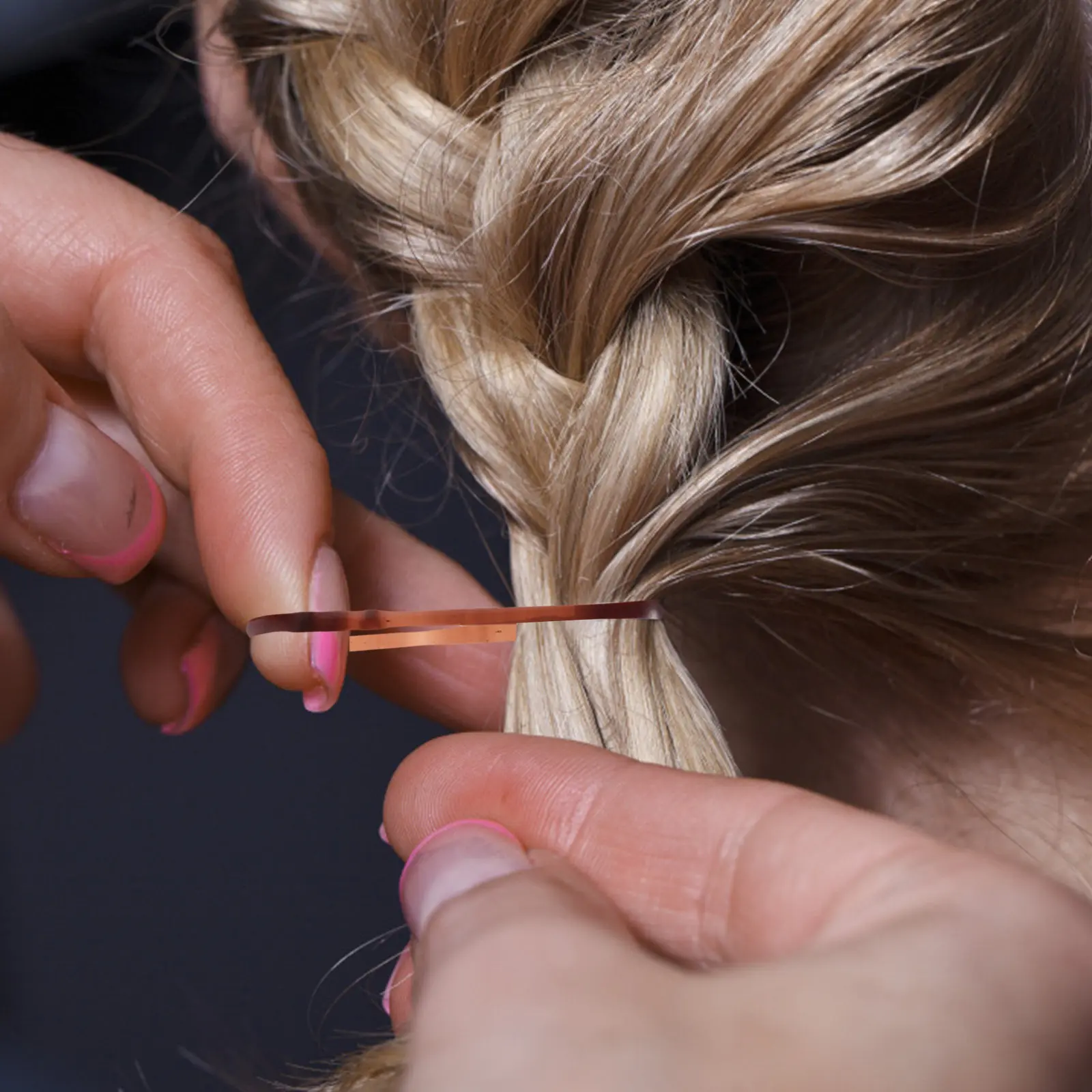 

500 шт. высокоэластичных резинок для волос в форме моркови, в упаковке-бутылке, маленькие резинки для ежедневного использования, для плетения кос, хвостов и пучков