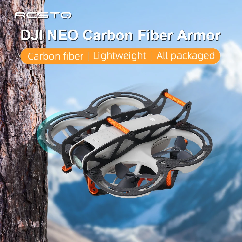 360 °   درع معزز للحماية الكاملة لطائرة DJI NEO Drone Protector، حلقة ممتصة للصدمات، ملحقات مضادة للتصادمات