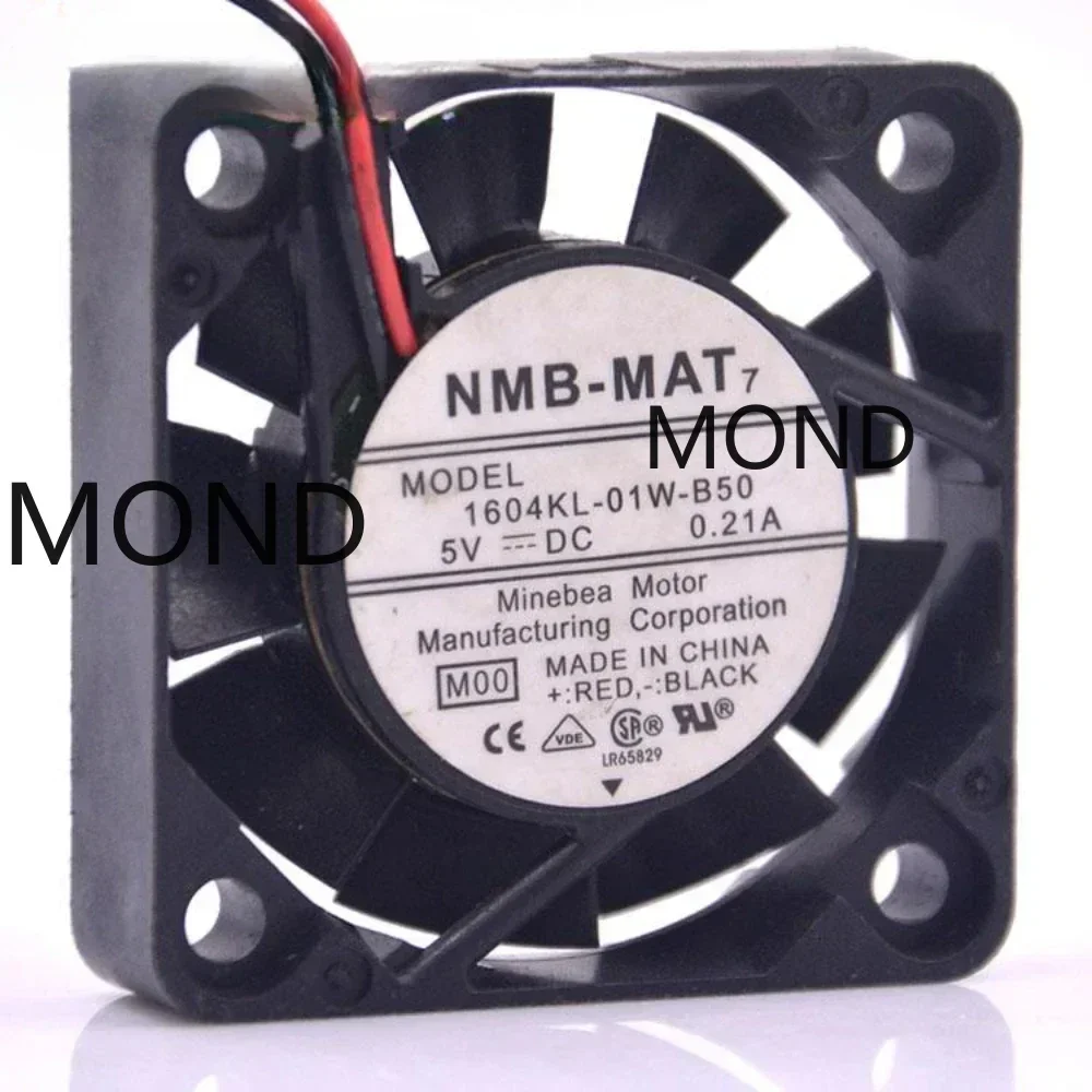 1604KL-01W-B50 Server Fan for NMB NMB-MAT High Air Flow Axial Silent Chassis Power Supply Inverter Cooling Fan 4010 5V 0.21A 4CM