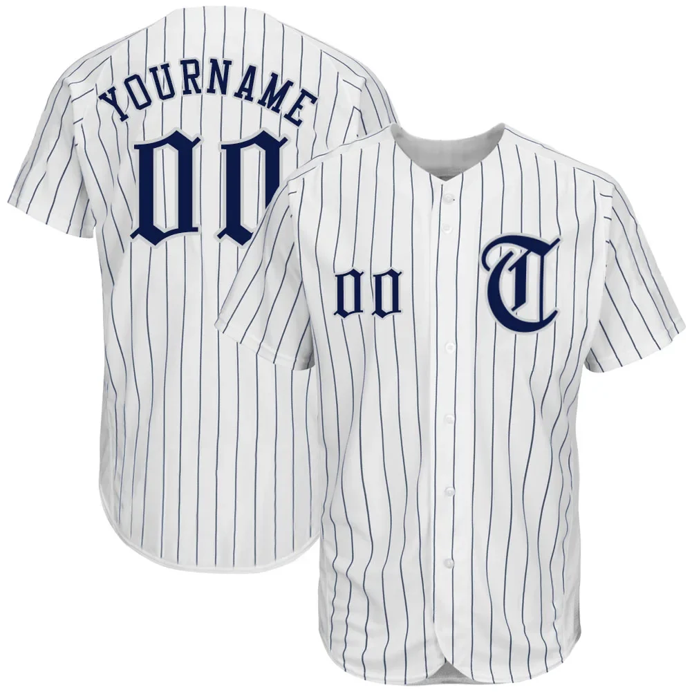 Maglia da Baseball personalizzata cucita nome/numeri della squadra crea le tue camicie morbide e traspiranti con scollo a v per uomini/bambini gioco