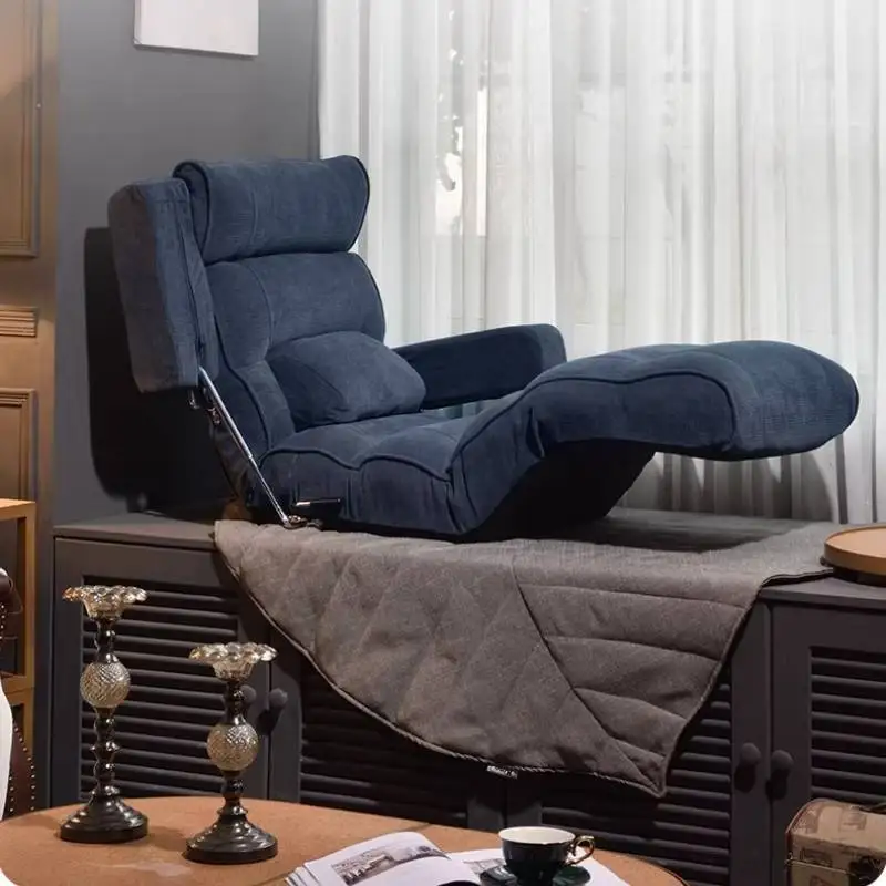 Ergonomic Living Room Chairs Recliner Velvet Metal Retro Reading Living Room Chairs Armchair Luxury Fauteuil Salon Furniture