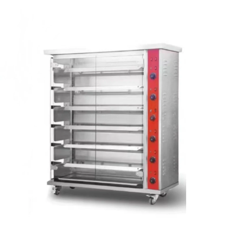 Stainless Steel Roast oven Chicken Commercial whole chicken brazilian bbq kebab / electric rotisserie grill machine