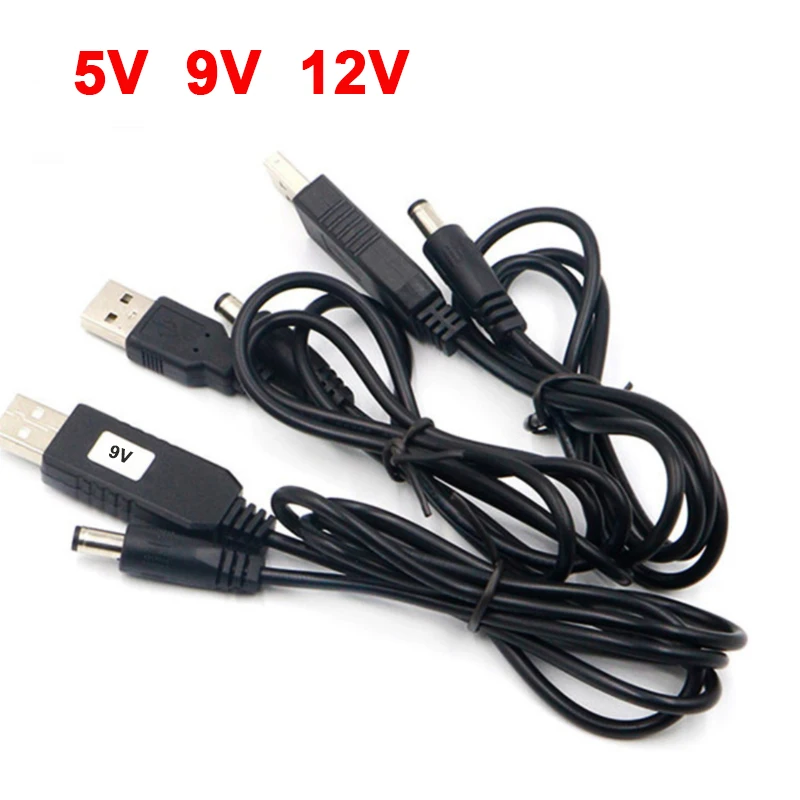 

USB power boost line DC 5V to DC 9V / 12V Step UP Module USB Converter Adapter Cable 2.1x5.5mm Plug