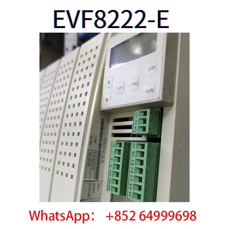 

second-hand EVF8222-E frequency converter with panel tested ok