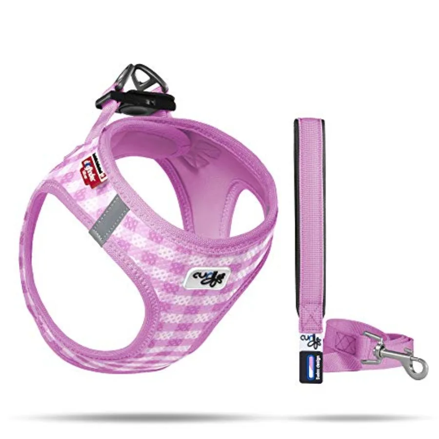 

Жилет Air-Mesh Pink-Caro XS и поводок M