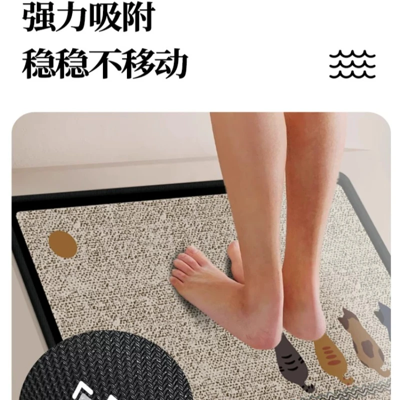 Thick Soft Diatom Mud Bath Mat Super Absorbent Anti Slip Quick Dry Washroom Sink Entrance Household Bathroom Foot Rug Cushion