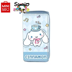 Miniso Sanrio 2024 New Women's Wallet Fashion High Quality Long Wallet Multi Functional Large Capacity Card Zipper Wallet