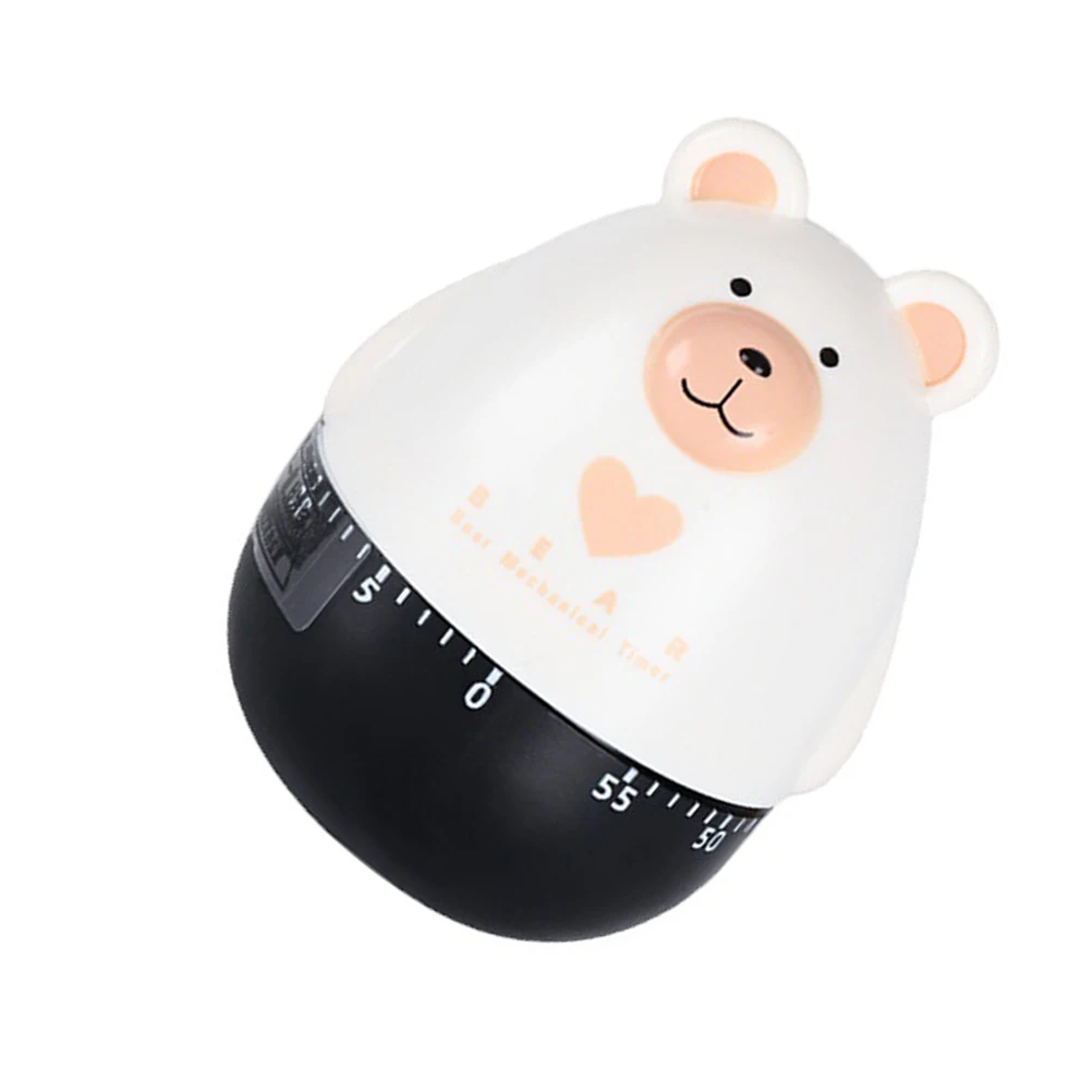 

Mechanical Kitchen Timer Cute Mini Cooking Timer PP Supplies Sturdy Environment Friendly