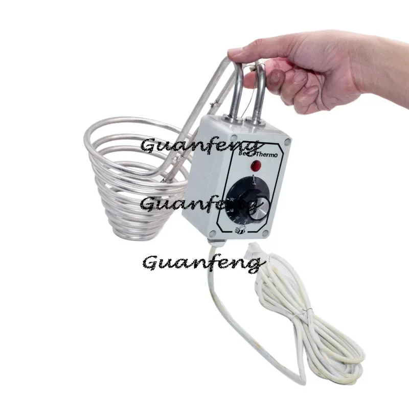 

Spiral Honey Melting Bucket Heating Ring Honey Melting Treasure with Tropical High Temperature Adjustable Heating and Insulation