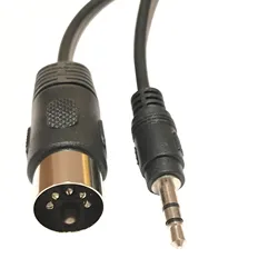 Złącze Stereo, kabel Audio, 3.5mm, 3.5mm, Aux, męski na MIDI, 5 pinów, męski, żeński, wysoka jakość, 0.5/1.5/3m, mikrofon