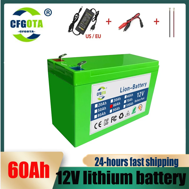 12V Battery 18650 Battery Pack 18650 lithium battery recharable battery Solar storage Battery Electric lighting Outdoor battery