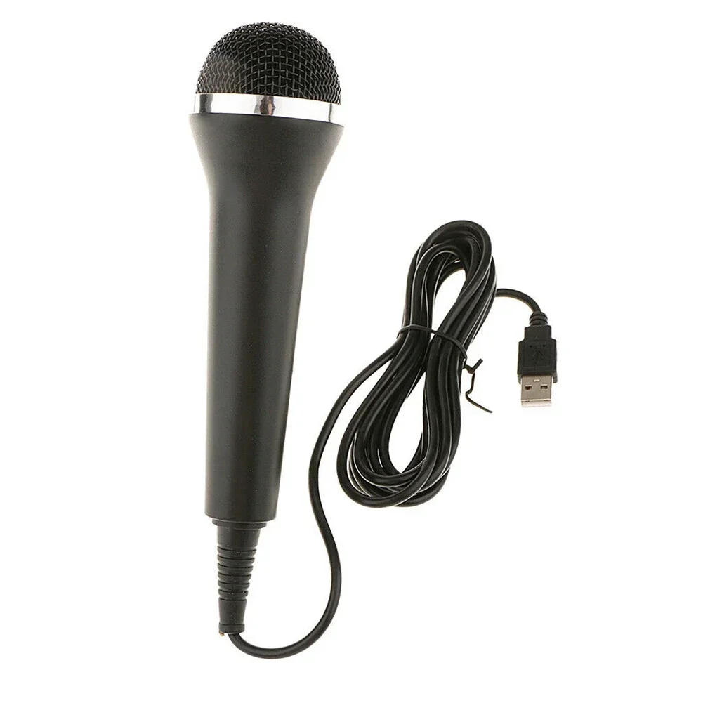 USB Wired Microphone Karaoke Mic for Nintendo Switch Wii PS4 Xbox PC Computer