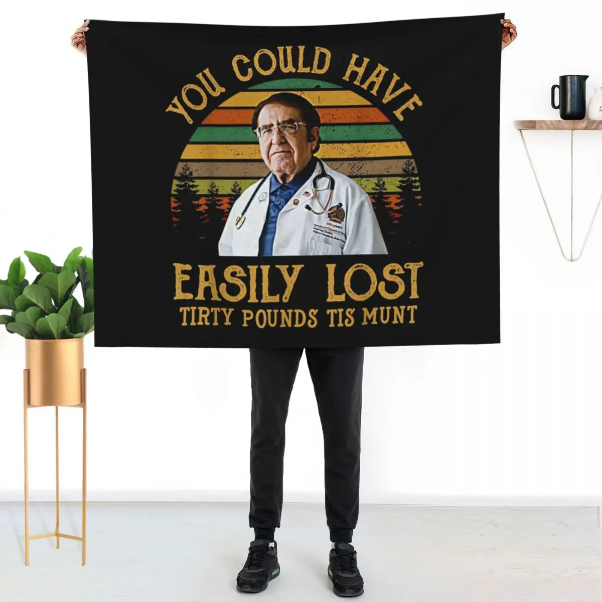 

You Could Have Easily Lost Tirty Pounds Tis Munt Throw Blanket Soft Comfort Blanket for Reading Watching TV