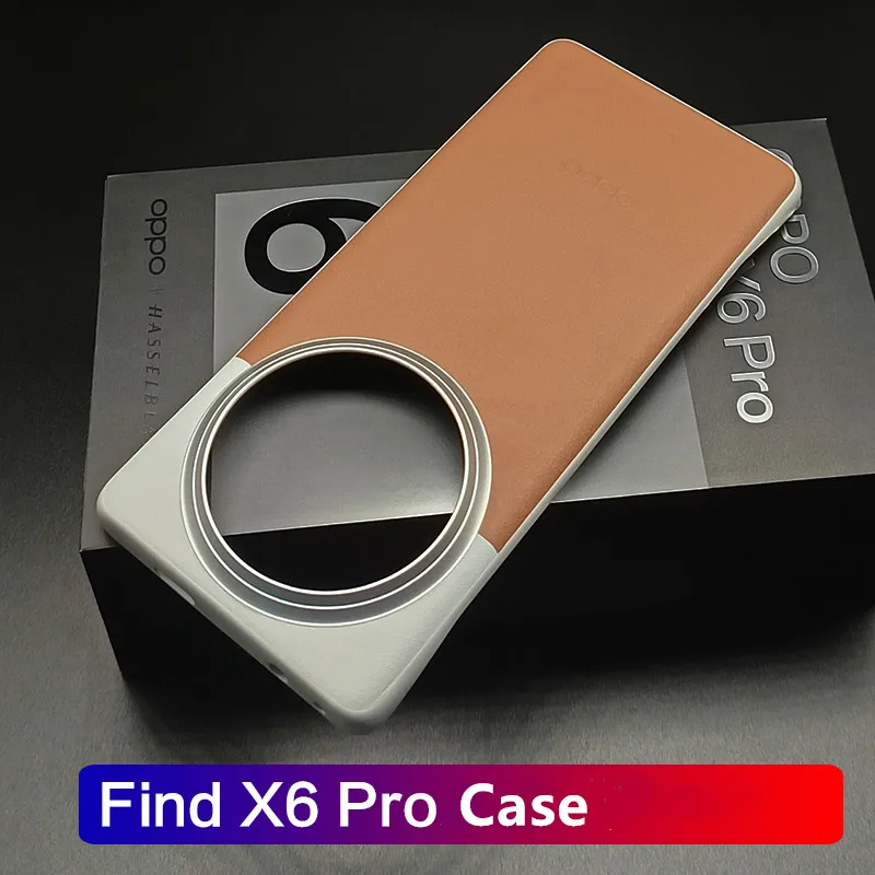 Original Case For OPPO Find X6 Pro Case Ultra Thin Leather PC Protective Cover Cool Luxury Slim Phone Case