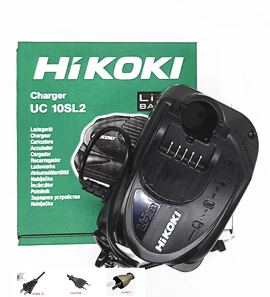 

220-240V HITACHI HIKOKI UC10SL2 Charger 10.8V 12V BCL1015 BCL1030 BC10DAL DS10DF DB10DL Li-ion Battery