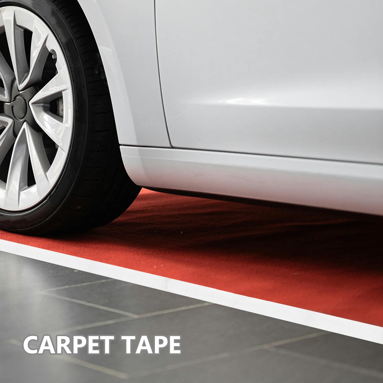 เทปผ้าไวนิลสีเบจ ไม่สะท้อนแสง เทปพันสายไฟสำหรับงานหนัก ใช้ได้กับพื้นไม้ พรม พลาสติก และการจัดการสายเคเบิล