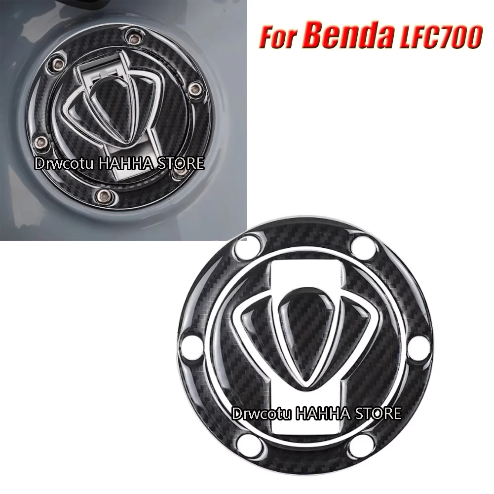 

Motorcycle Fuel Tank Protection Sticker Fishbone Sticker Fuel Cap For Benda LFC700 LFC 700 Lfc700