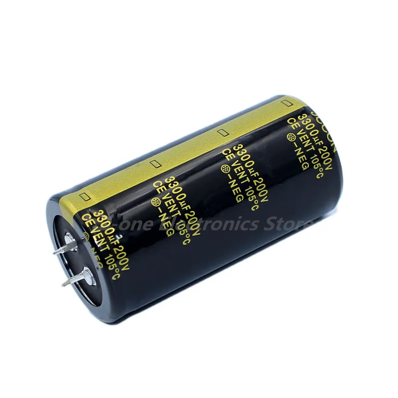 Imagem -05 - Capacitor Eletrolítico de Alumínio de Alta Qualidade Baixa Impedância Esr 15 Peças 200v3300uf 200v 3300uf 35x70 mm