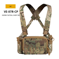 Durable Nylon D3CRM Chest Rig with Triple 5.56 Mag Pack Outdoor CS Game Hunting Accessories,Tactical Vest Accessories Bag