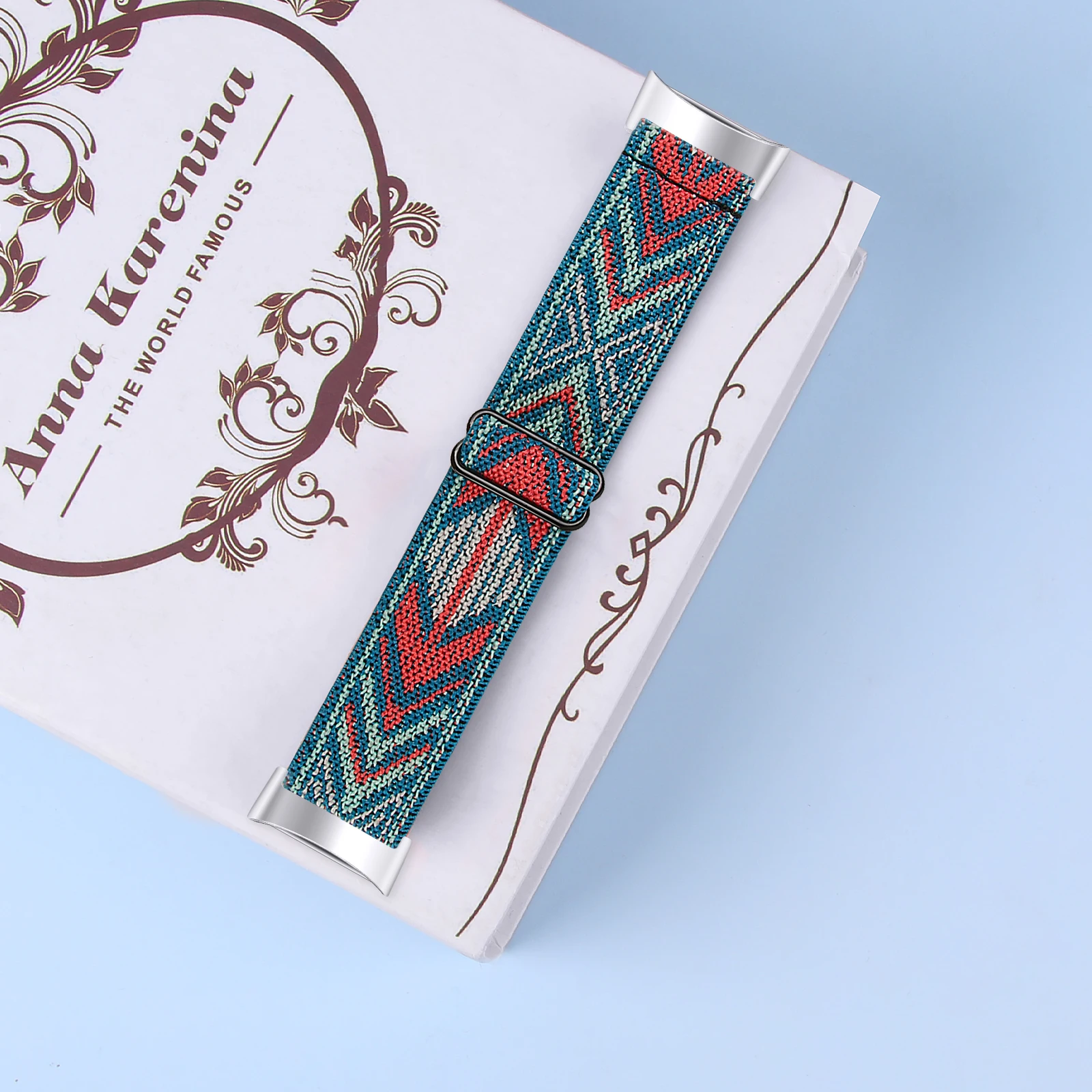 حزام نايلون لـ Fitbit Charge 4 3 أربطة ساعة ذكية مرنة قابلة للتعديل لاستبدال Fitbit Charge 5 6 ملحقات سوار المعصم