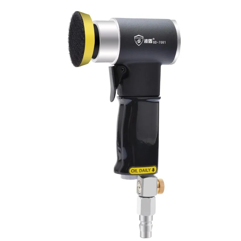 Wave Shield Pneumatic Sandpaper Machine 2 3inch Pneumatic Grinder Concentric/Mentric Pneumatic Polishing Machine Sticky Disc