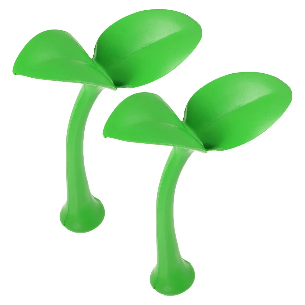 

2Pcs Car Roof Decoration 3D Sprout Plant Roof Stickers Decorative Hood Bumper Car Accessories Hood Ornament Funny