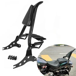 For Harley Davidson Softail Breakout 117 Fat Boy 114 Night Train Detachable Passenger Backrest Sissy Bar Back With Luggage Rack