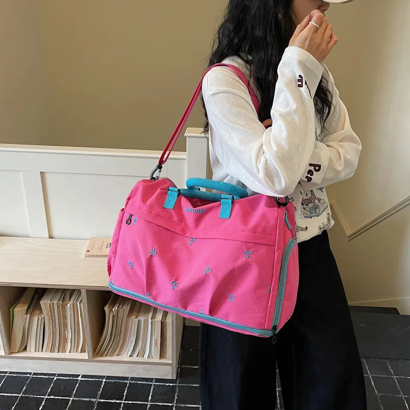 large-capacity-swimming-bag-handheld-toiletry-bag-travel-carry-on-briefcase-style-nylon-material-foldable-for-youth-travel