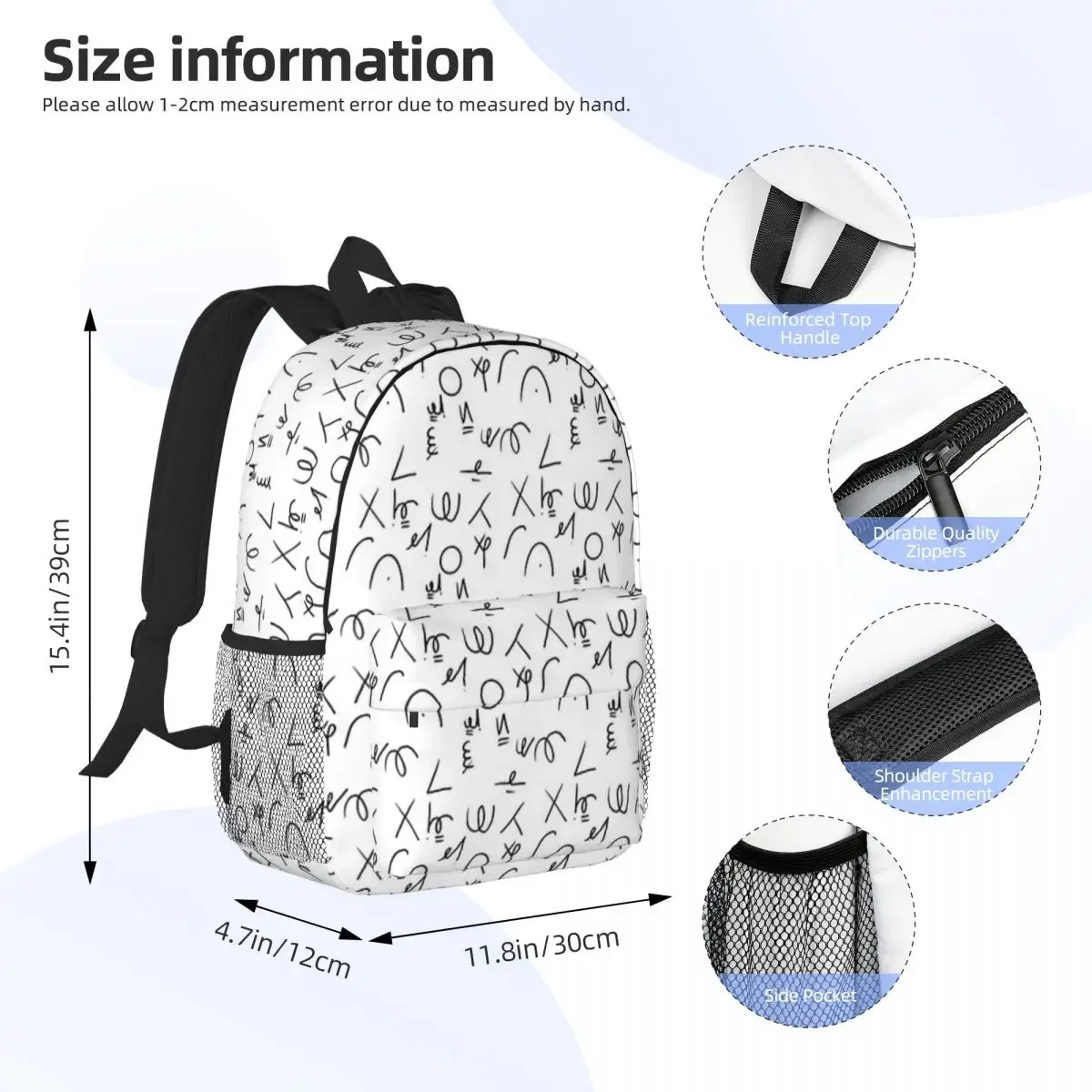 AqJudging-Sacs à dos courts pour adolescents, cartable pour étudiants, sacs d'école de dessin animé, sac à dos pour ordinateur portable, sac initié, grande capacité