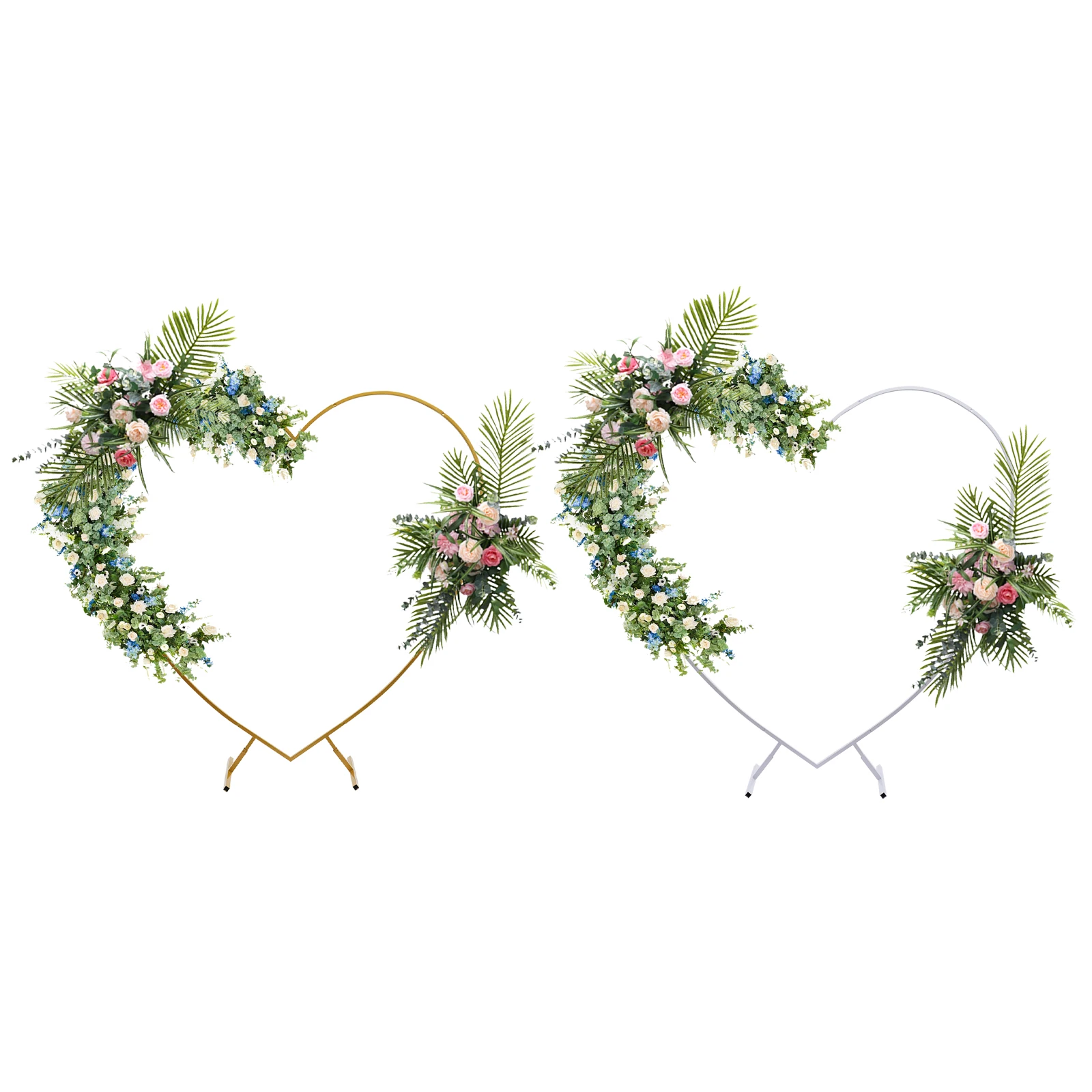

Heart-Shaped Wedding Arch, Durable Carbon Steel, Decorative, Easy to Install for Weddings, Anniversaries & Celebrations