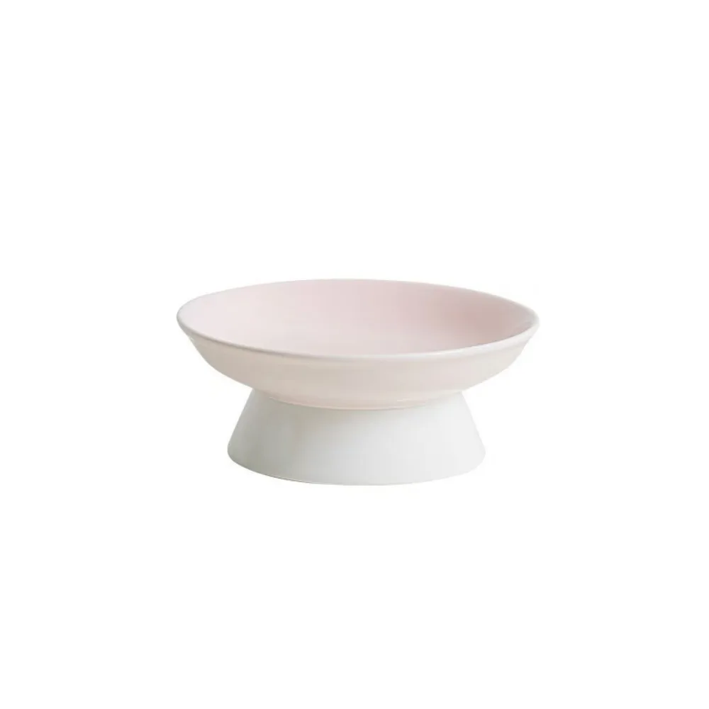 

Ceramic Cat Bowl Anti Tipping Large Capacity Dog Food Feeding Basin Non-slip Cute Pet Drinking Feeder Water Container