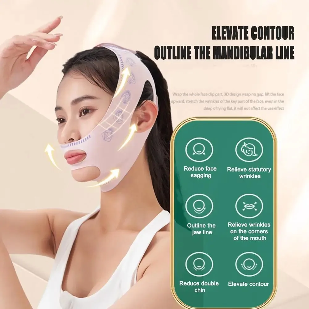 Beauty Health Chin Cheek Slimming Bandage V Shaper V Line Lifting Mask Face Lifting Anti Wrinkle Strap Band Sleeping Mask